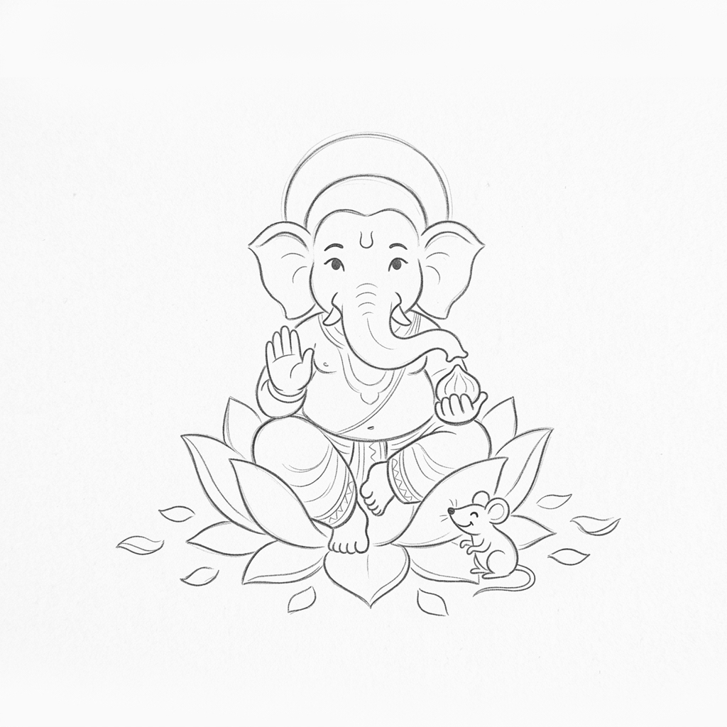 Vakratunda Mahakaya illustration